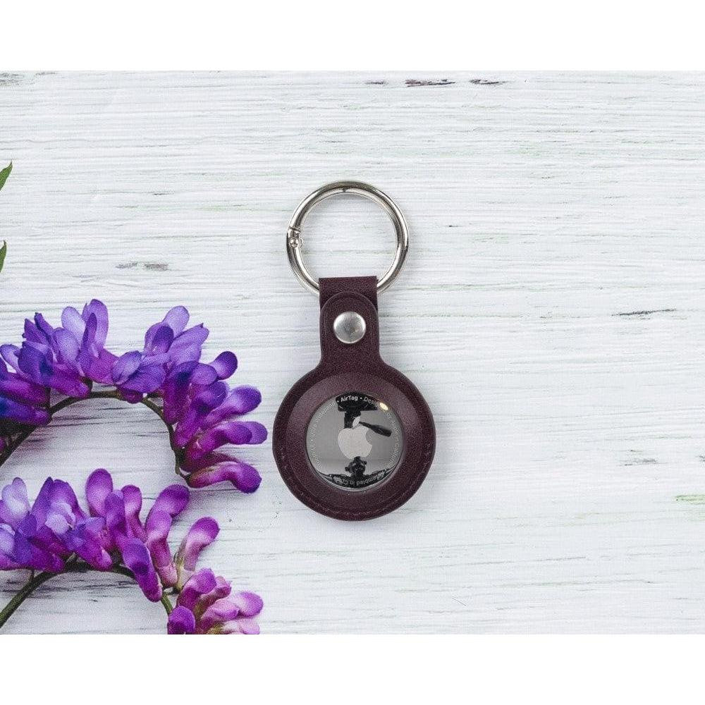Bloominbag Bloompaw Crimson Flame Hakiki Deri Airtag Kılıfı görseli 1
