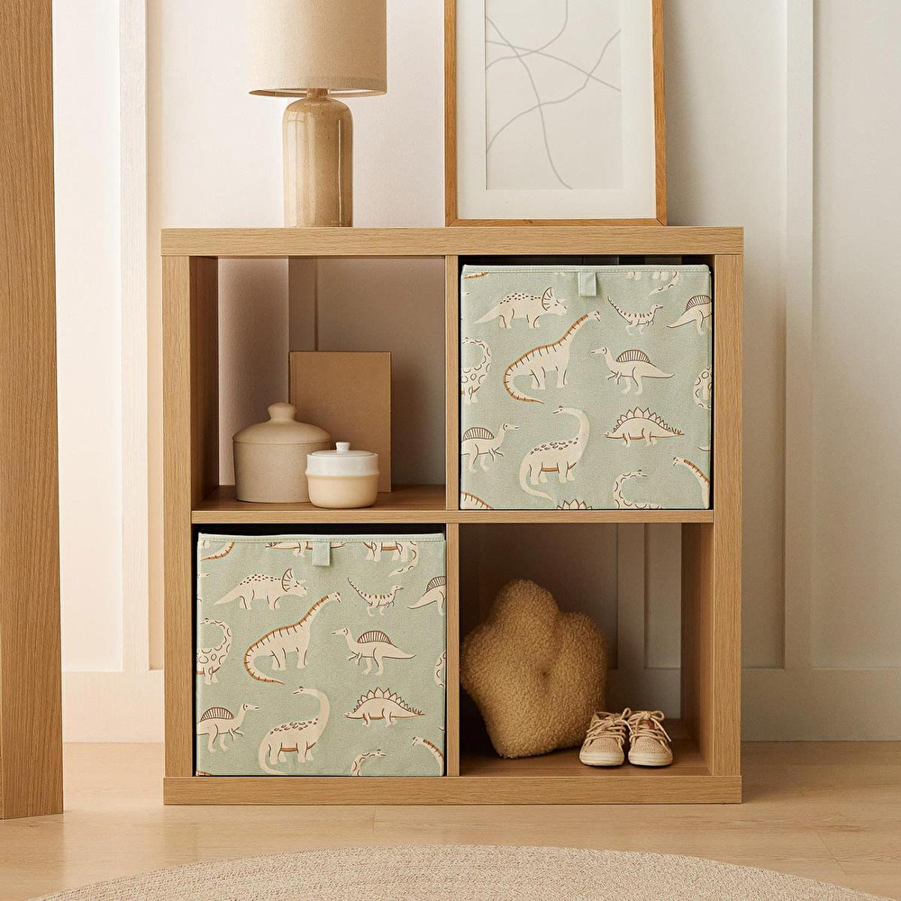 Ocean Home Textile 2'li Çocuk Odası Dinozor Kutu Set 33 X 30 X 33 Cm görseli 2
