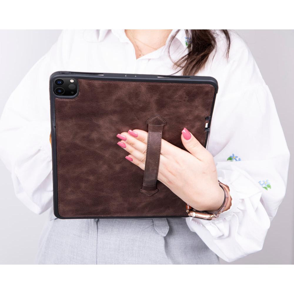Bloominbag Bloomcase Felix Mahogany Brown Apple Ipad Pro 11 Inç Hakiki Deri Kılıf görseli 4