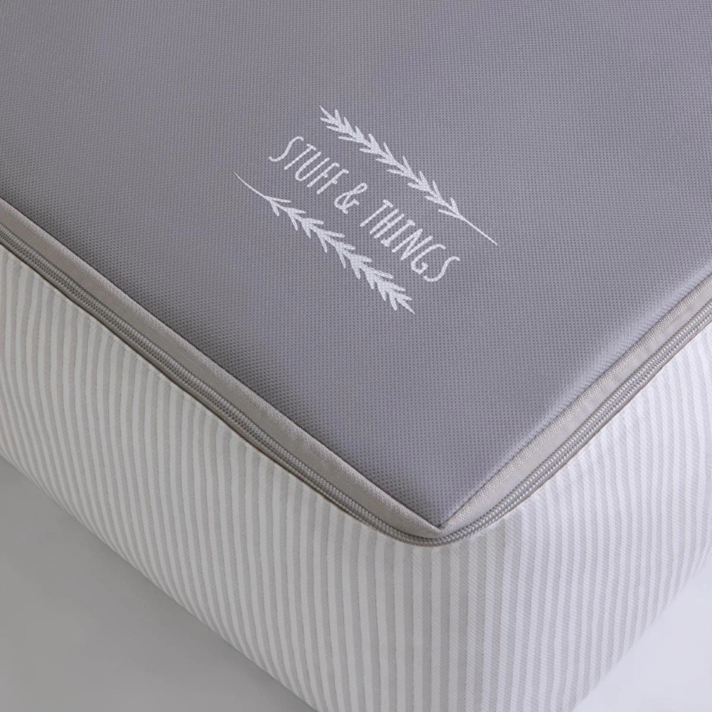 Ocean Home Textile 2'li Gri Renk Stuff & Things Baza Altı Hurç Set görseli 5