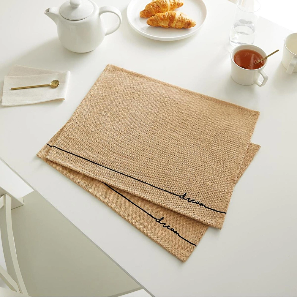 Ocean Home Textile 2'li Dream Jüt Amerikan Servis 45 X 35 Cm görseli 1