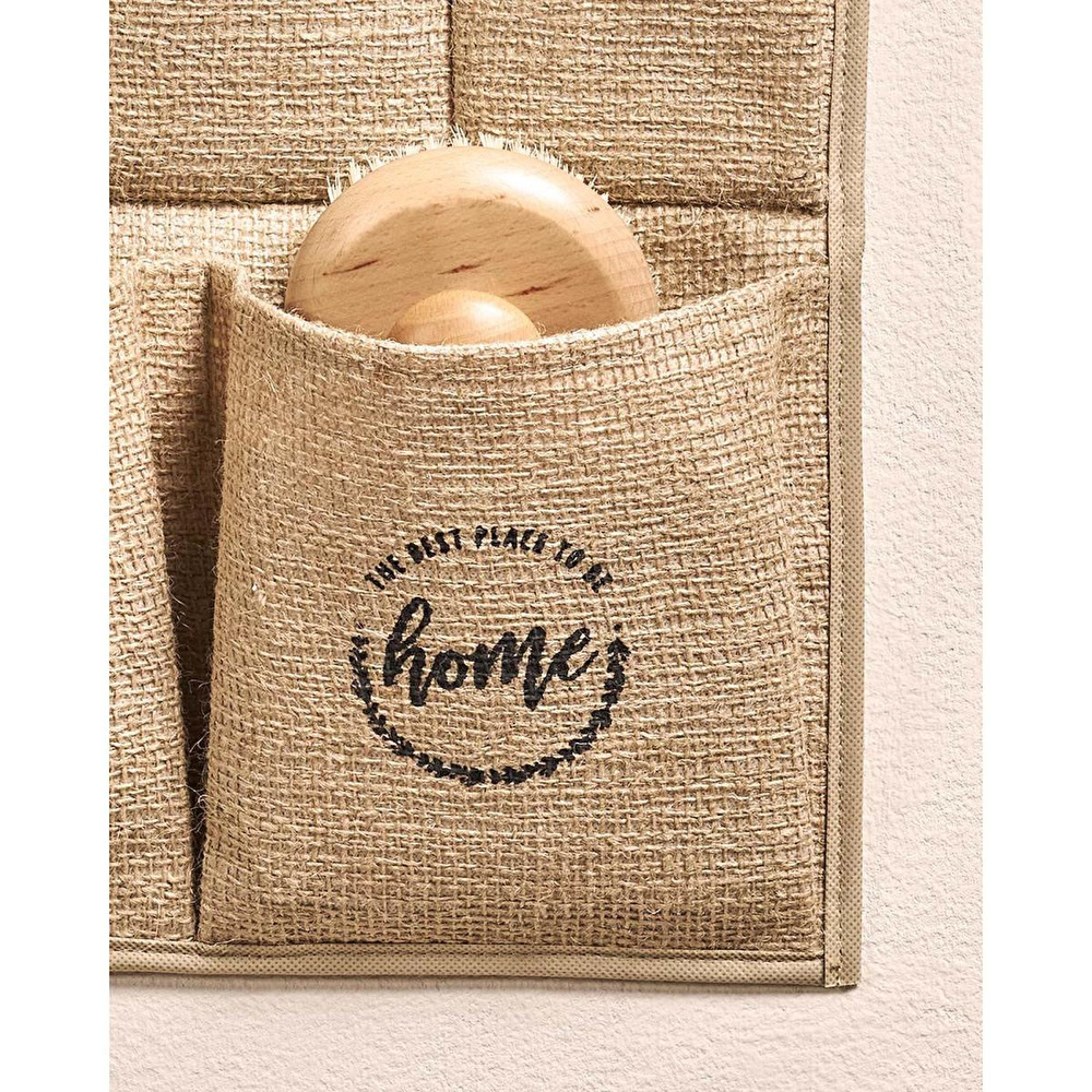 Ocean Home Textile 2 Katlı Home Jüt Duvar Tipi Düzenleyici 35 X 45 Cm görseli 2