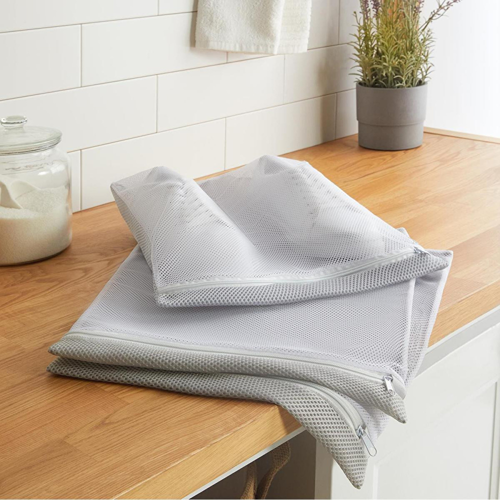 Ocean Home Textile 3'lü Gri Renk Ayakkabı Yıkama Filesi Set görseli 1
