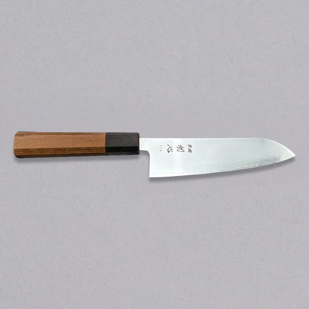 Hatsukokoro Santoku Şef Bıçağı - SLD - Mirror 170mm - Ceviz görseli 1