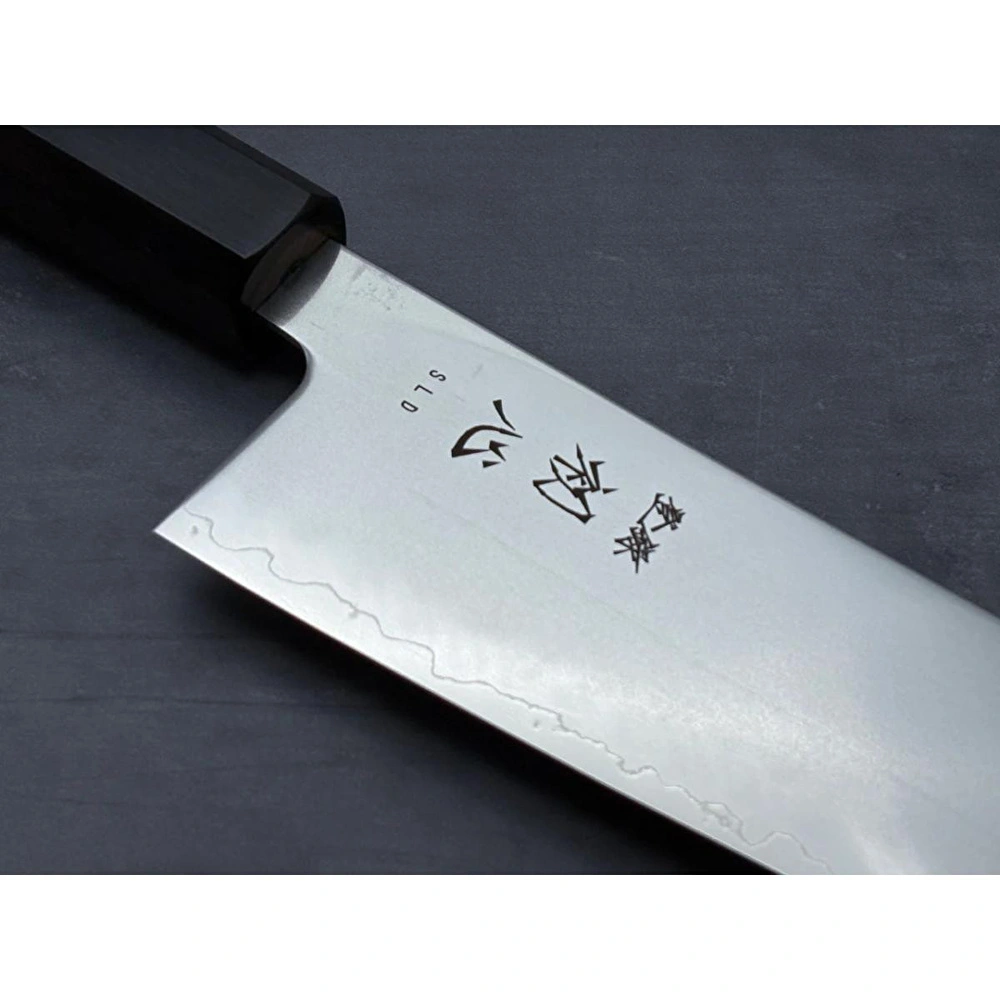 Hatsukokoro Santoku Şef Bıçağı - SLD - Mirror 170mm - Ceviz görseli 2