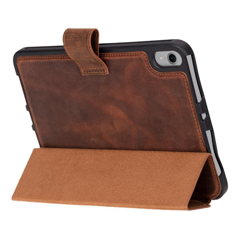 Bloominbag Bloomcase Trigon Saddle Brown Apple Ipad Mini (2024) Hakiki Deri Kılıf görseli 3