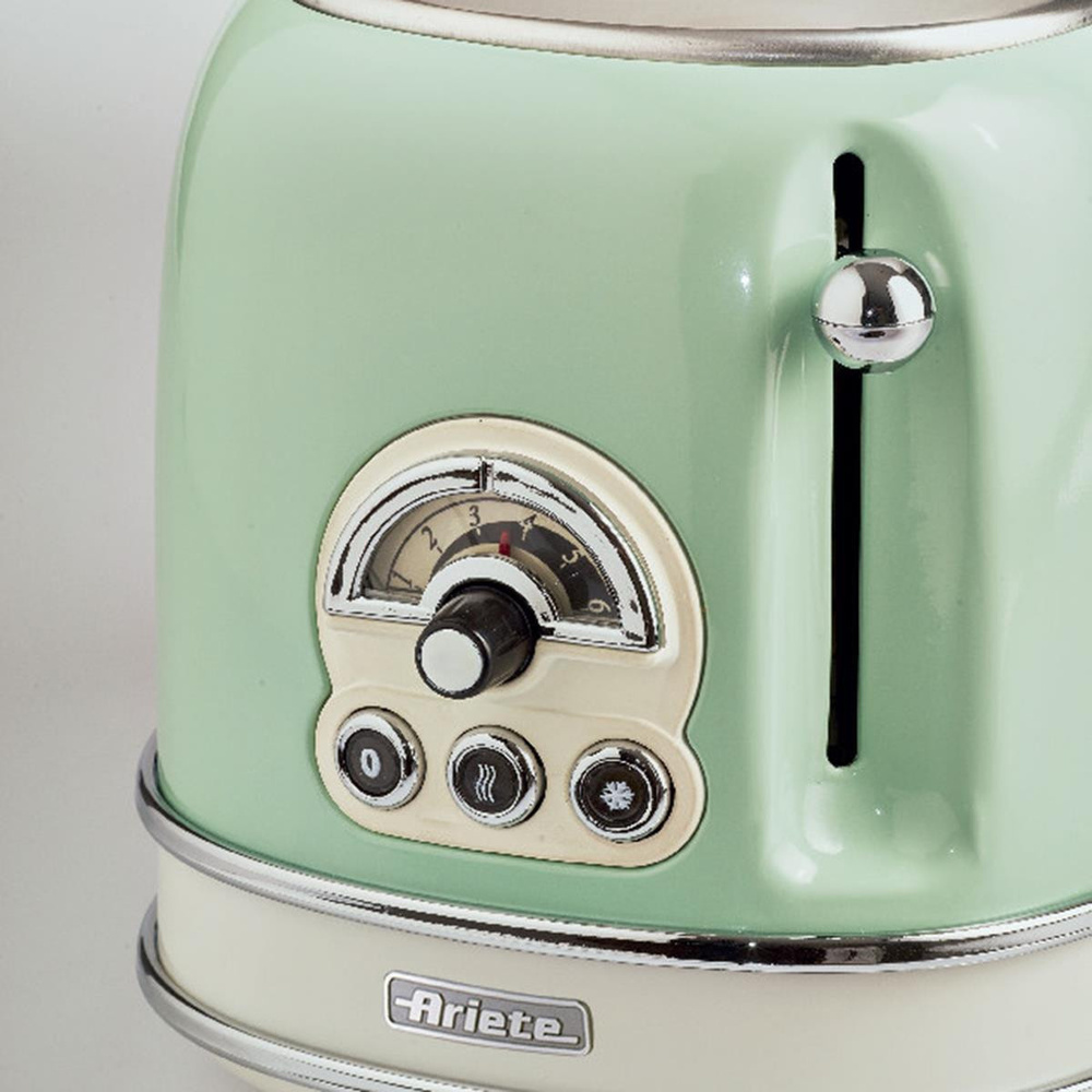 Ariete Vintage Ekmek Kızartma Makinesi 2 Dilim Yeşil görseli 3
