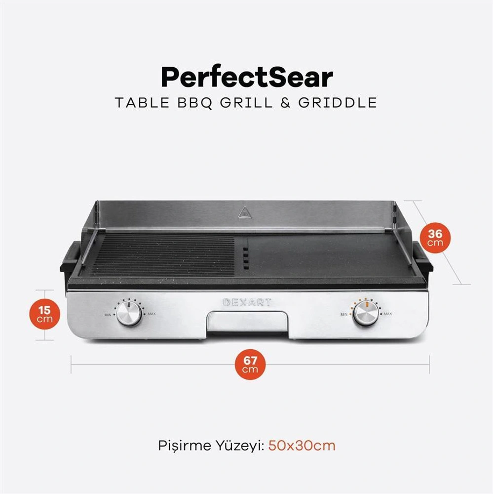 Dexart Perfectsear Table Bbq Izgara görseli 2