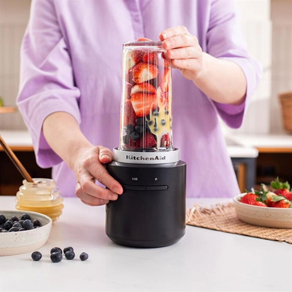 Kitchenaid Go Kablosuz Serisi Mini Blender Bataryasız Matte Black görseli 3