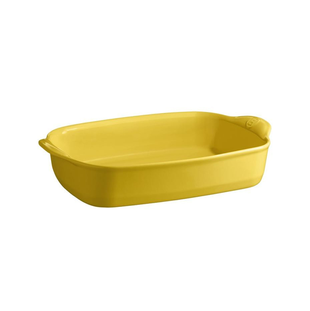 Emile Henry Fırın Kabı Dikdörtgen 36 X 23 Cm Mat Sarı/provence Yellow görseli 1