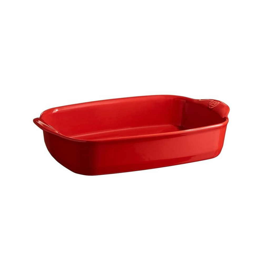 Emile Henry Fırın Kabı Dikdörtgen 36 X 23 Cm Kırmızı/burgundy görseli 1