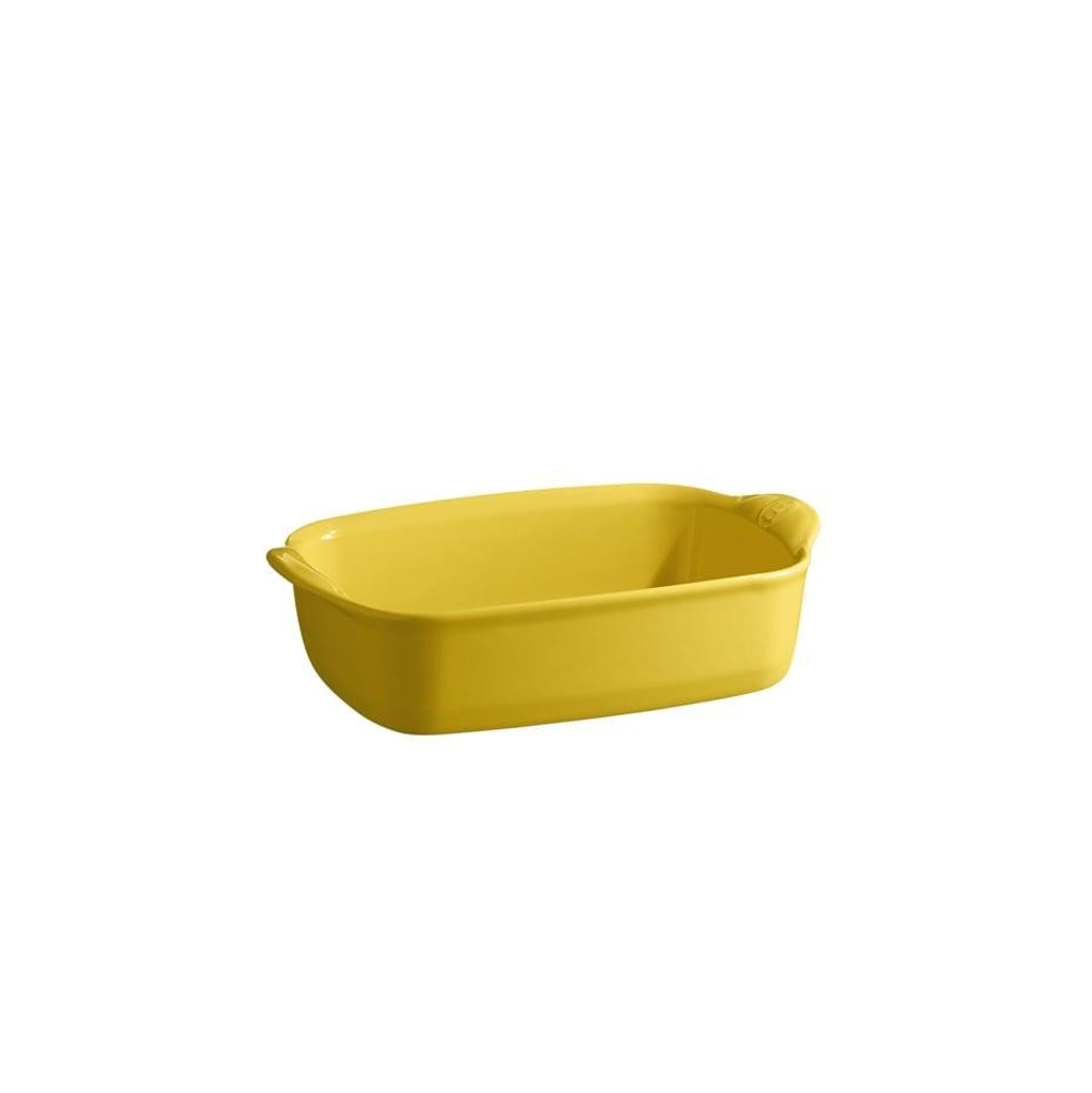 Emile Henry Fırın Kabı Dikdörtgen 22 X 14 Cm Mat Sarı/provence Yellow görseli 1