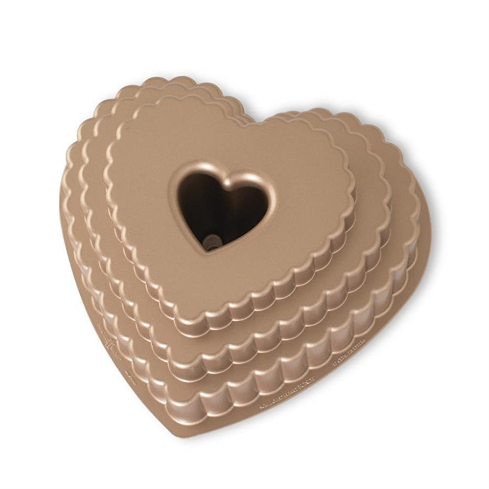 Nordicware Kalp Bundt Kek Kalıbı görseli 1