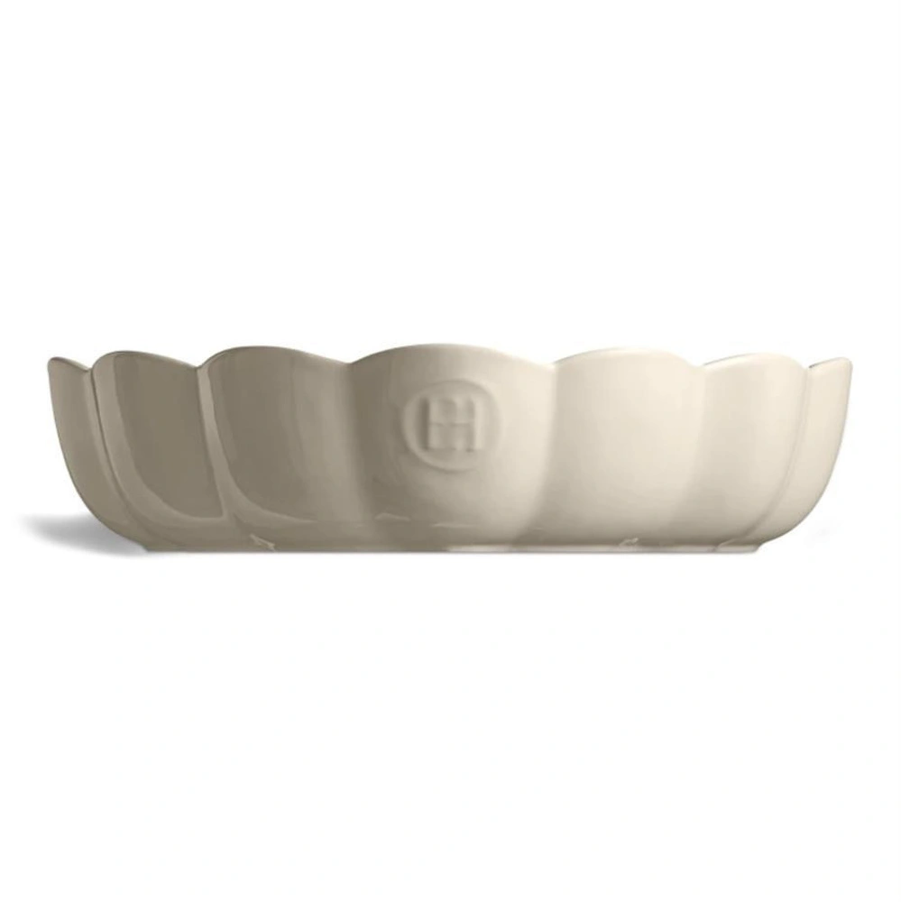 Emile Henry Madeleine Fırın Kabı Kalp 26,5 Cm Ekru/clay görseli 4