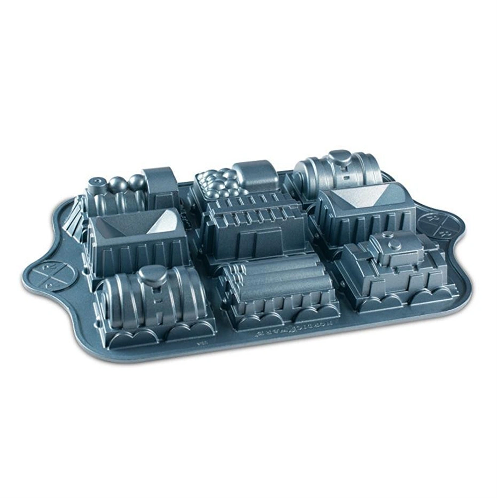 Nordicware Tren Kek Kalıbı Mavi görseli 1
