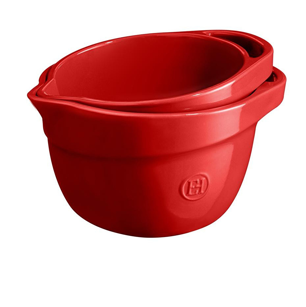 Emile Henry Karıştırma Kabı Yuvarlak 3.5 L Kırmızı/burgundy görseli 2