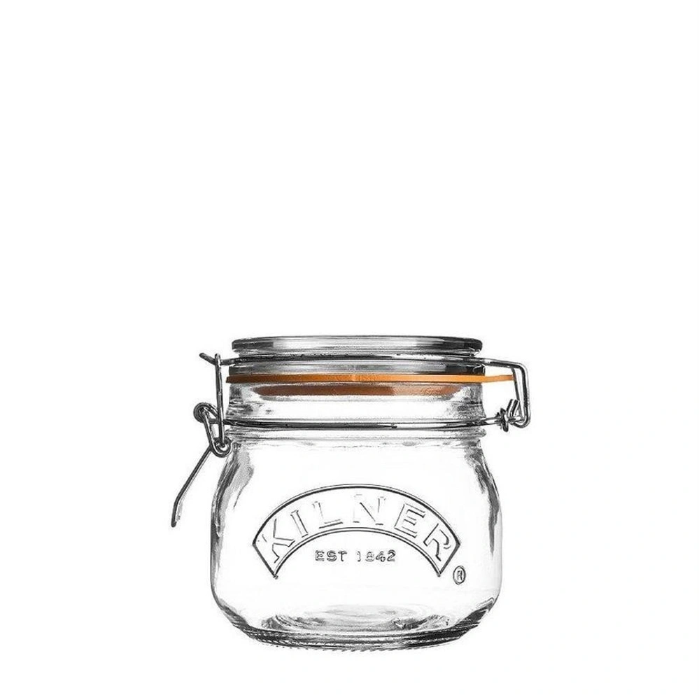 Kilner Klipsli Yuvarlak Kavanoz 500 Ml görseli 1