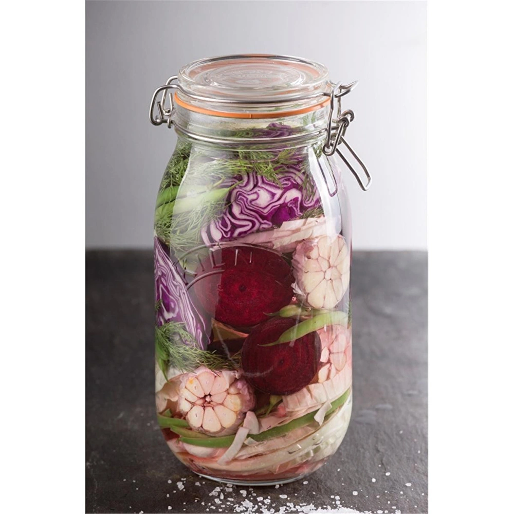 Kilner Klipsli Yuvarlak Kavanoz 1.5 Lt görseli 3