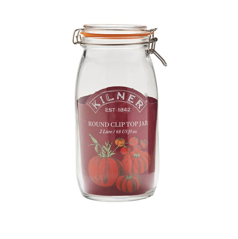Kilner Klipsli Yuvarlak Kavanoz 2 Lt görseli 2