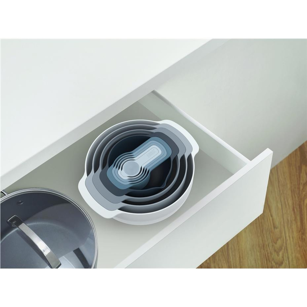 Joseph Joseph Editions Collection Nest™ 9 Plus Karıştırma Kase Seti Gökyüzü görseli 4