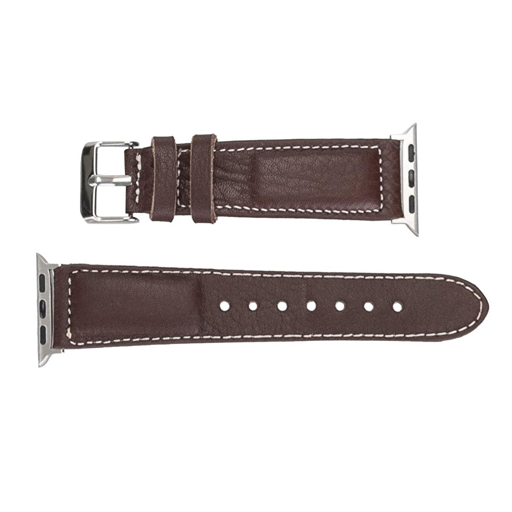 Bloominbag Bloomband Crimora Kahve Deri Apple Watch Kordonu-44/45/46/49mm görseli 5