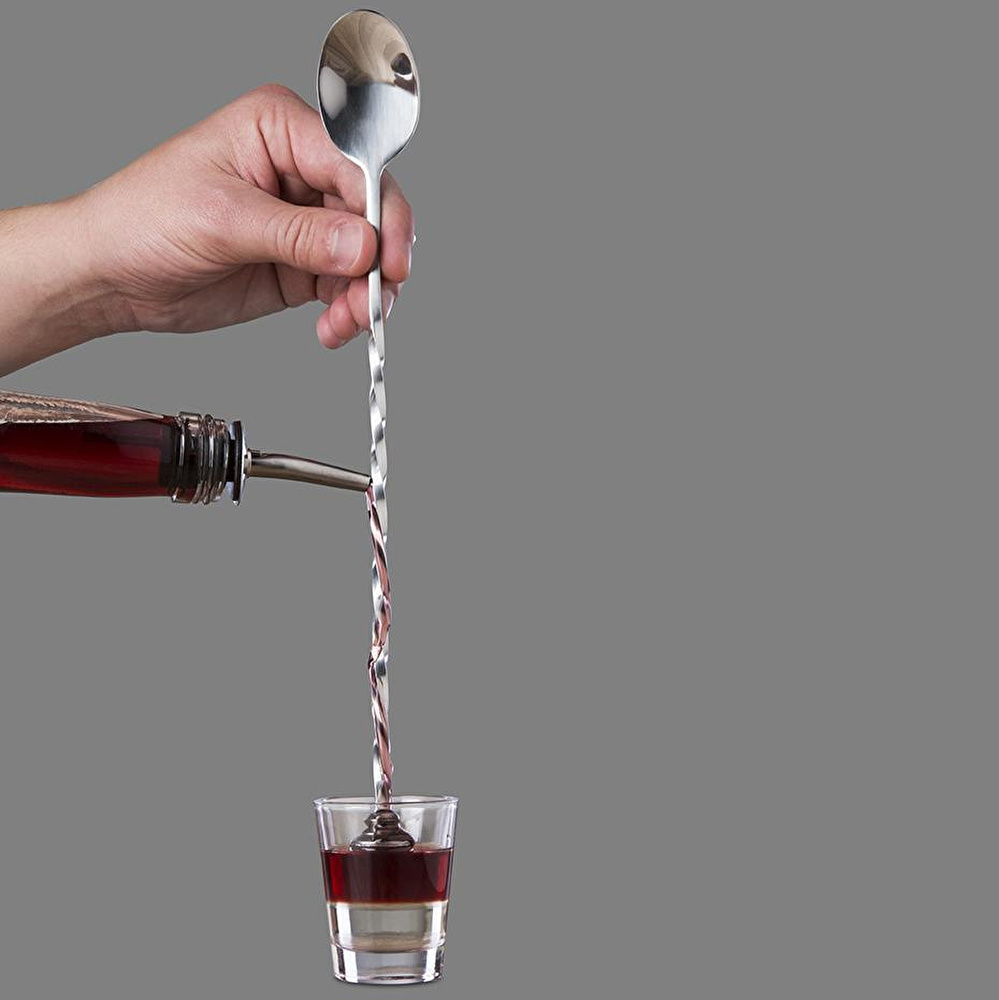 Vacu Vin Bar Kaşığı Paslanmaz Çelik görseli 2
