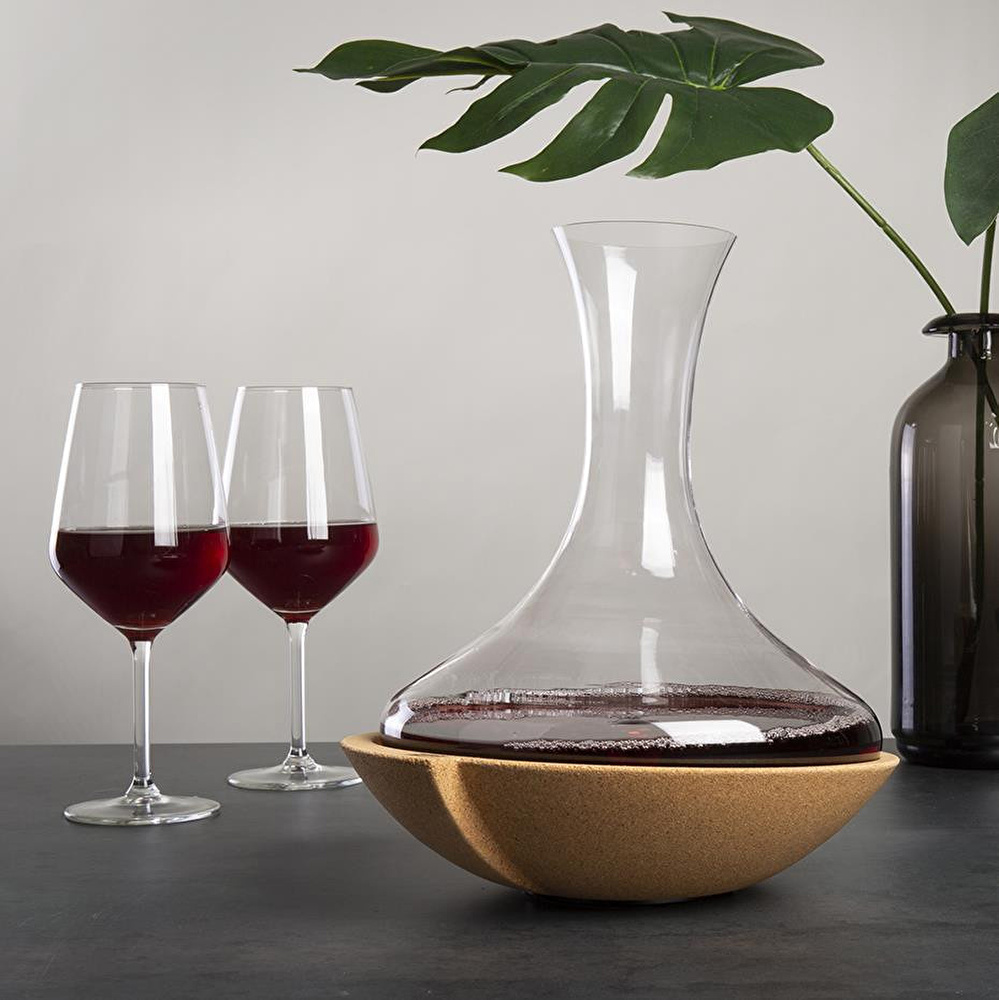 Vacu Vin Swirling Karaf - Kutulu Şeffaf görseli 4