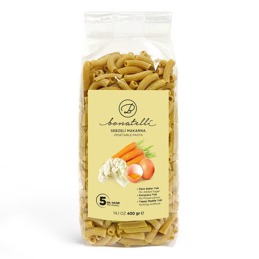 Bonatelli Sebzeli Makarna 400 Gr görseli 1