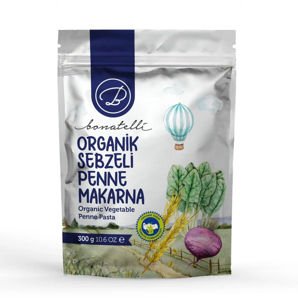 Bonatelli Organik Sebzeli Penne Makarna 300 G görseli 1