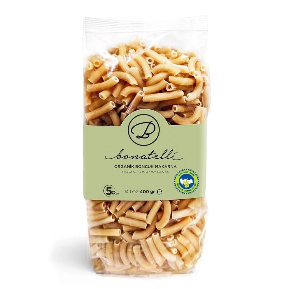 Bonatelli Organik Boncuk Makarna 400 G görseli 1