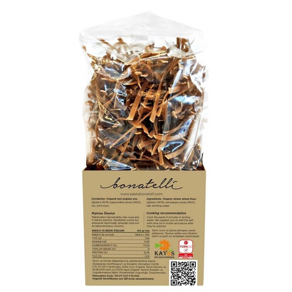 Bonatelli Siyez İnce Çubuk Makarna 400 Gr görseli 2