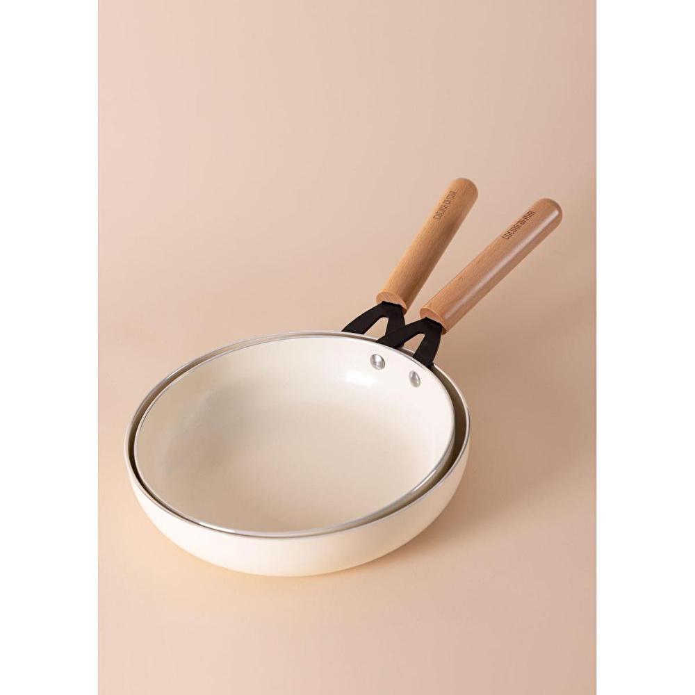 The Mia Cucina Di Mia İndüksiyon Tabanlı Seramik Sahan Tava Seti 5 Parça görseli 5