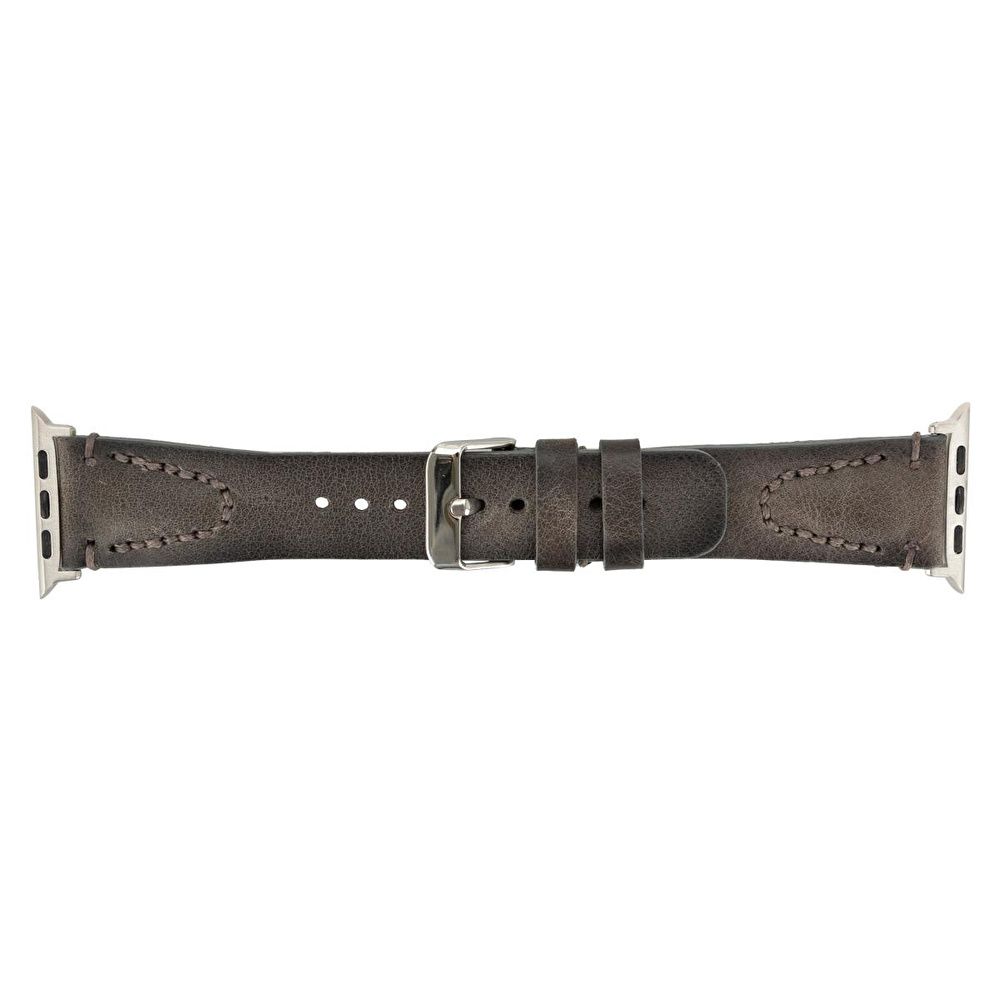 Bloominbag Bloomstrap Avilla Sandy Gray Hakiki Deri Apple Watch Kayışı-44/45/46/49mm görseli 5