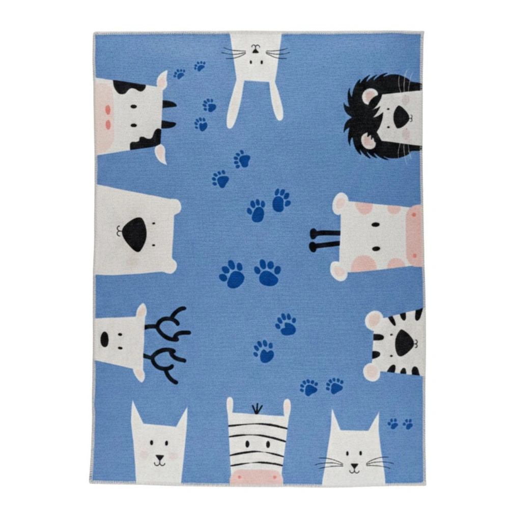 Itsy Bitsy Kids Paws And Claws Çok Renkli Yıkanabilir Çocuk Halısı 120x160cm görseli 1