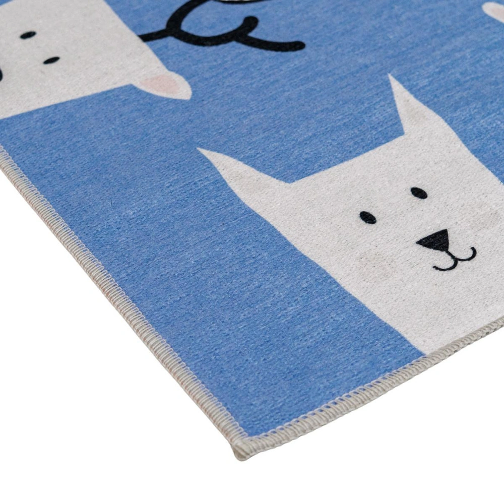 Itsy Bitsy Kids Paws And Claws Çok Renkli Yıkanabilir Çocuk Halısı 120x160cm görseli 2