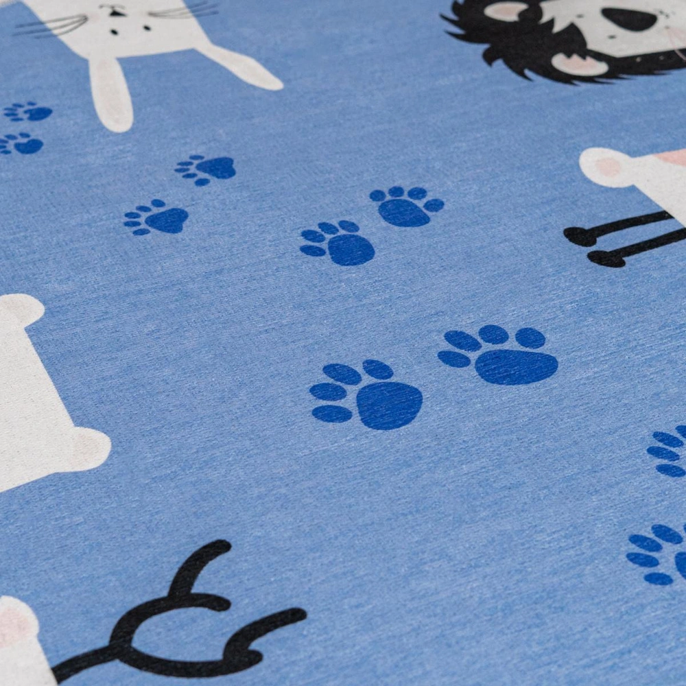 Itsy Bitsy Kids Paws And Claws Çok Renkli Yıkanabilir Çocuk Halısı 120x160cm görseli 3