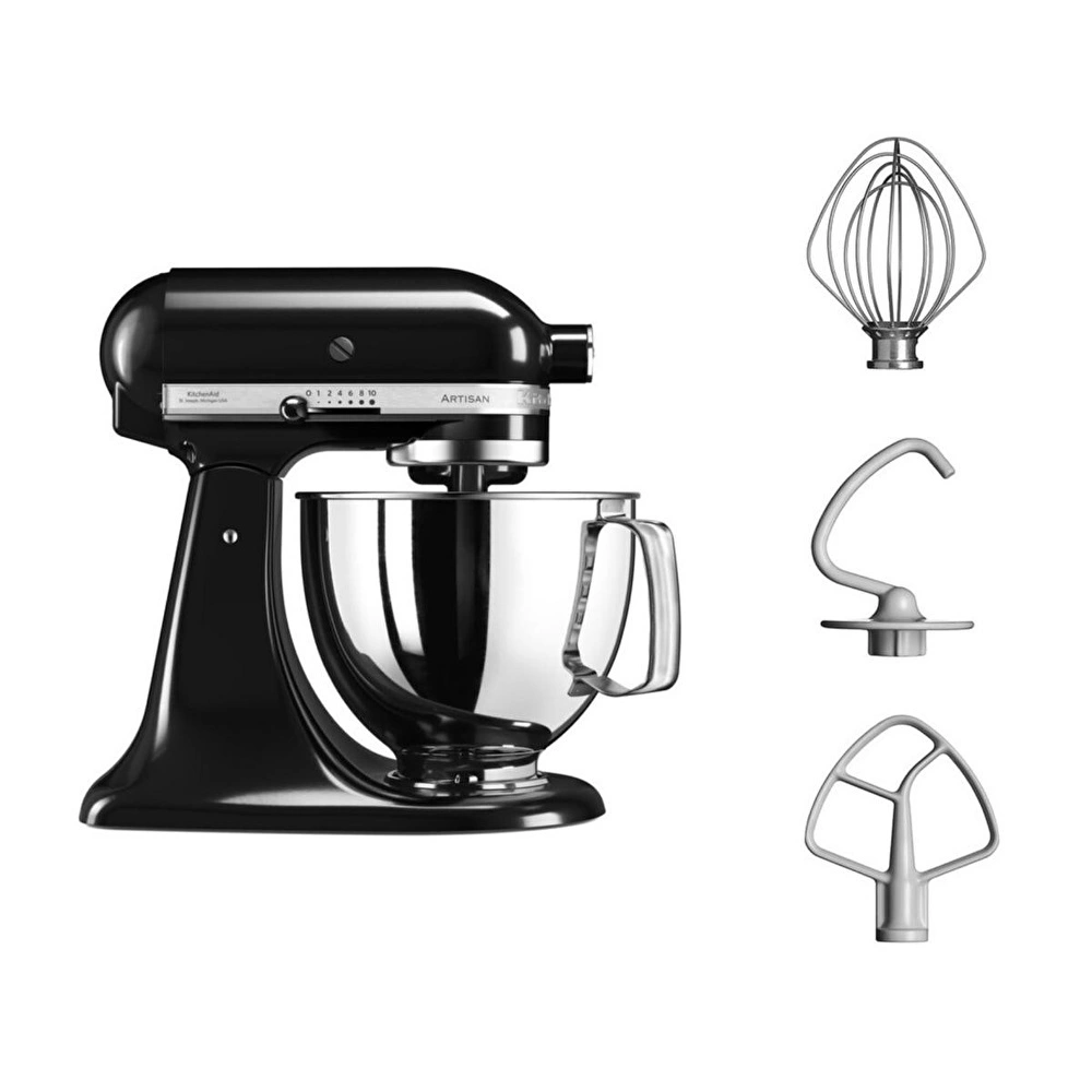 Kitchenaid Artisan 4,8 L Stand Mikser - 5ksm125 Onyx Black görseli 4