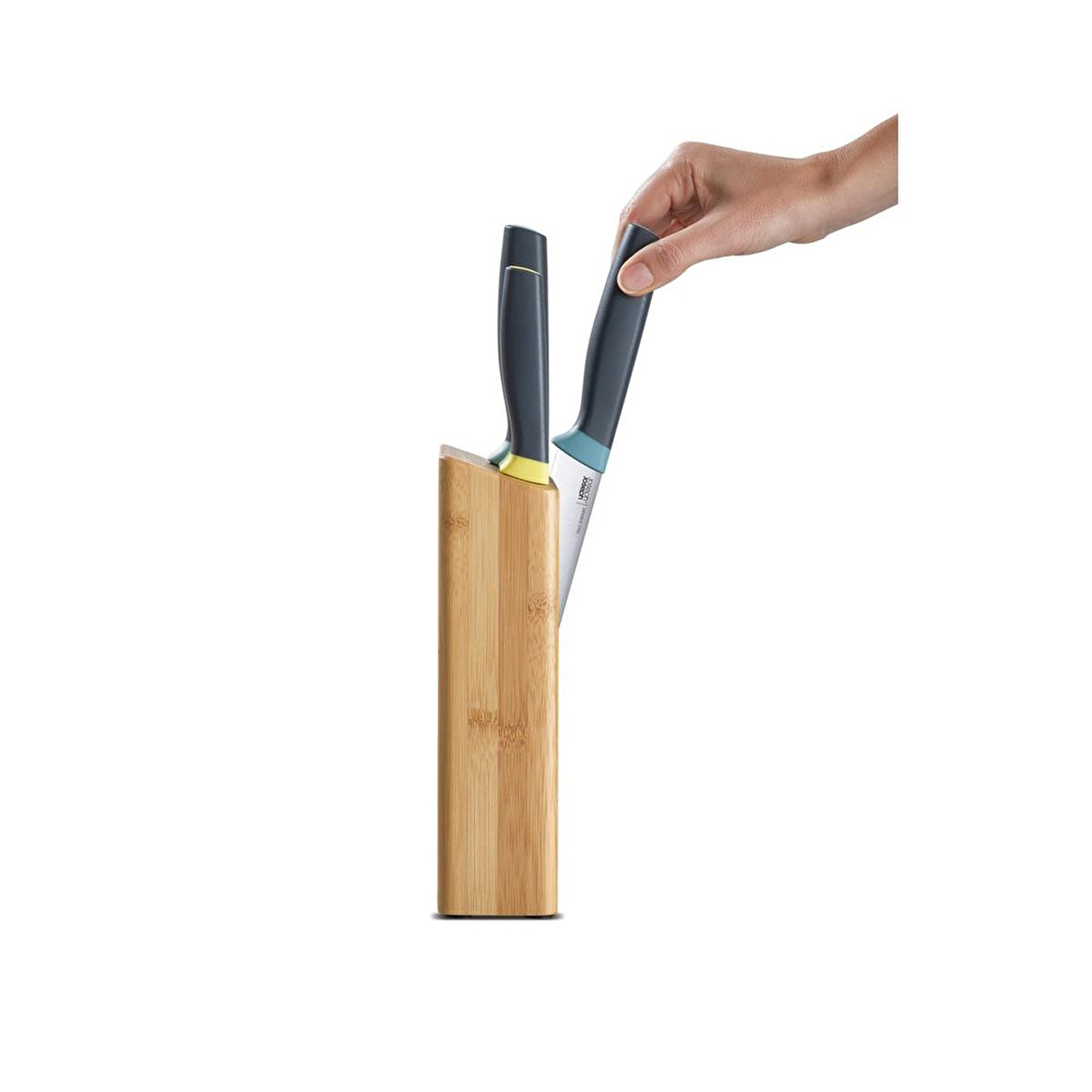 Joseph Joseph Elevate™ 5'li Bıçak Bambu Blok Set Opal görseli 2