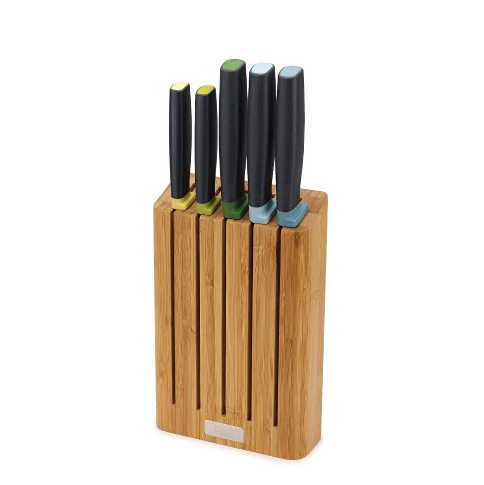 Joseph Joseph Elevate™ 5'li Bıçak Bambu Blok Set Opal görseli 1