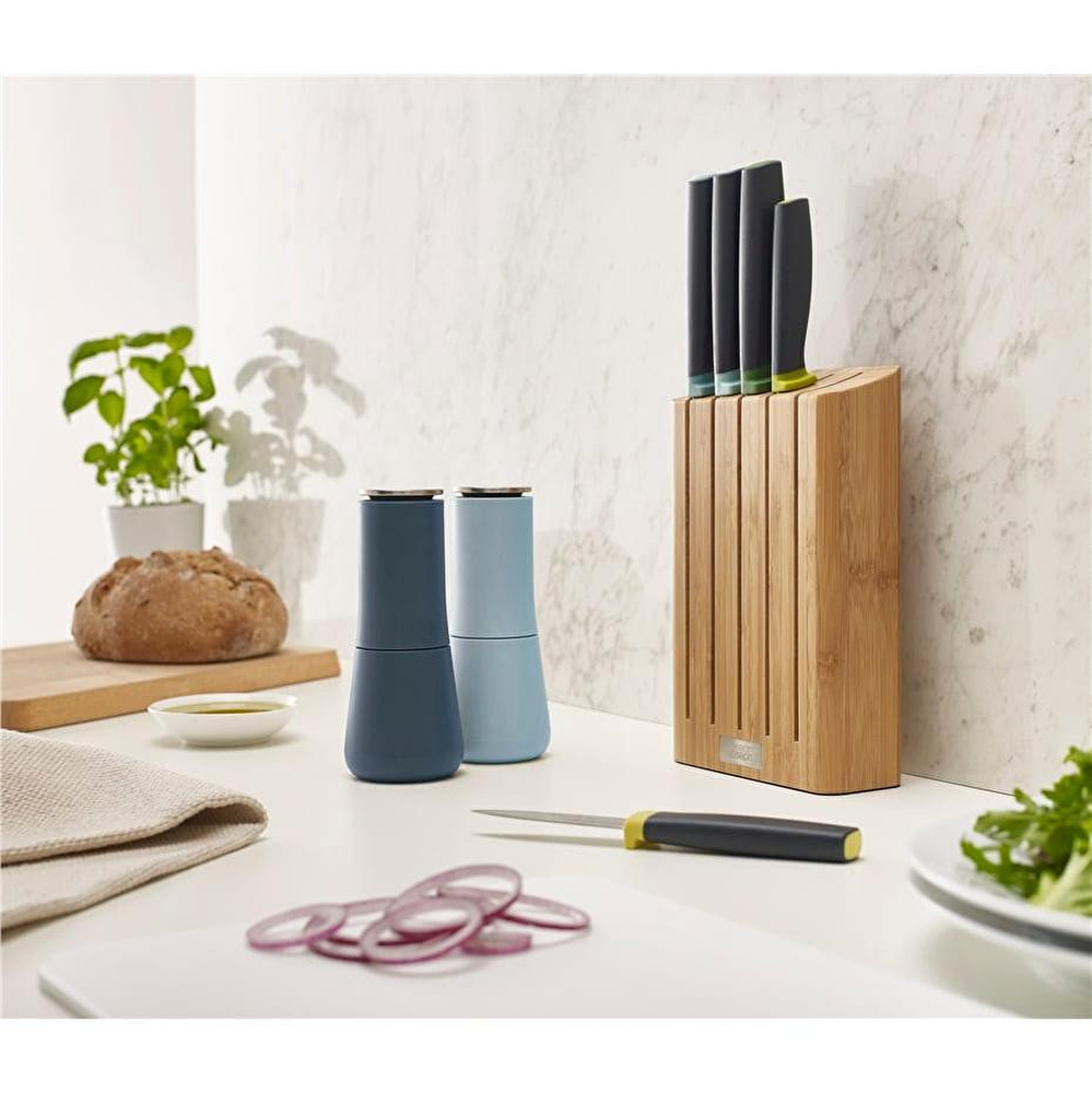 Joseph Joseph Elevate™ 5'li Bıçak Bambu Blok Set Opal görseli 3