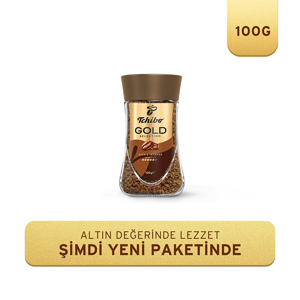 Tchibo Gold Selection Çözünebilir Kahve 100 G görseli 2