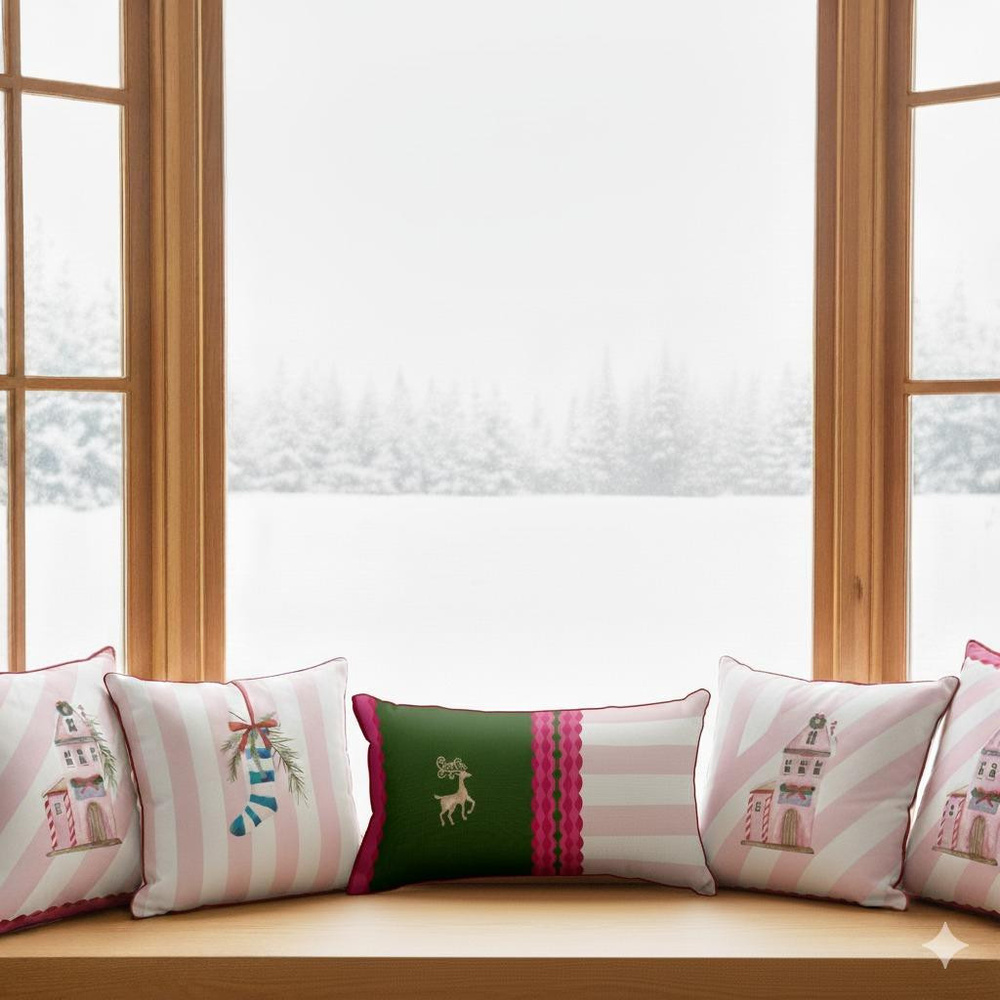 Maxxdeco 30x50 Cm Biyeli Kırlent Kılıfı-pink 12584 görseli 5