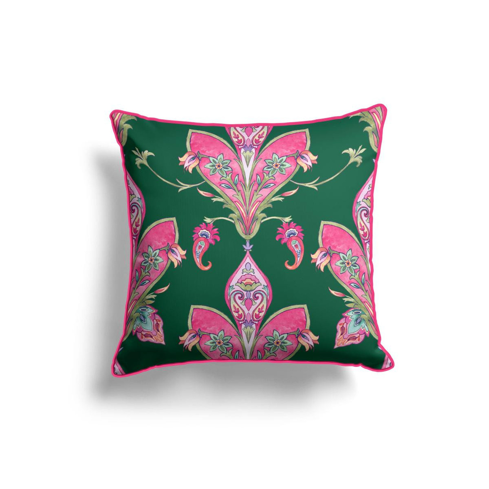 Maxxdeco 43x43 Cm Biyeli Kadife Kırlent Kılıfı- 12435 görseli 1