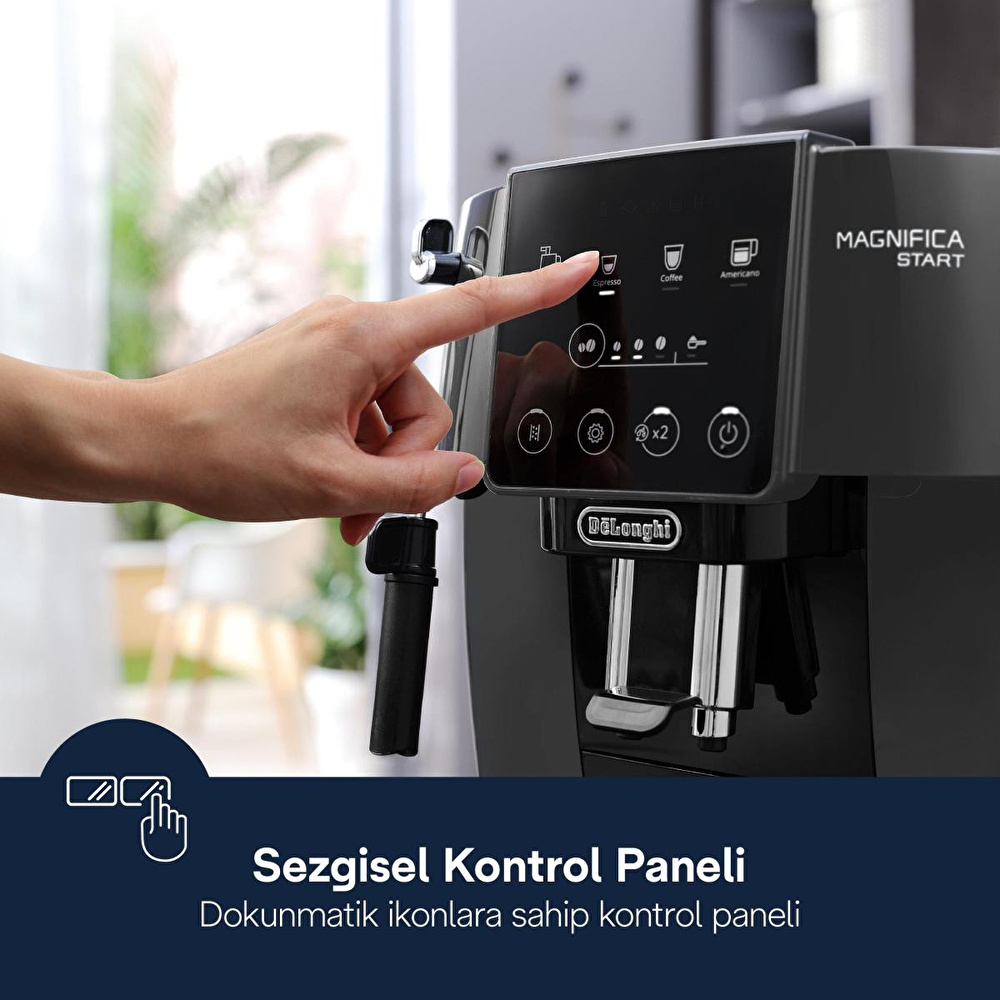 Delonghi Magnifica Start, Ecam220.22.gb Tam Otomatik Espresso Kahve Makinesi görseli 4