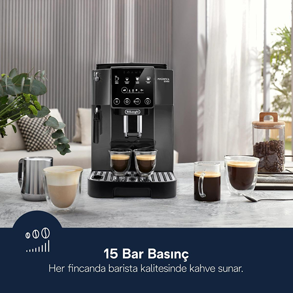 Delonghi Magnifica Start, Ecam220.22.gb Tam Otomatik Espresso Kahve Makinesi görseli 2