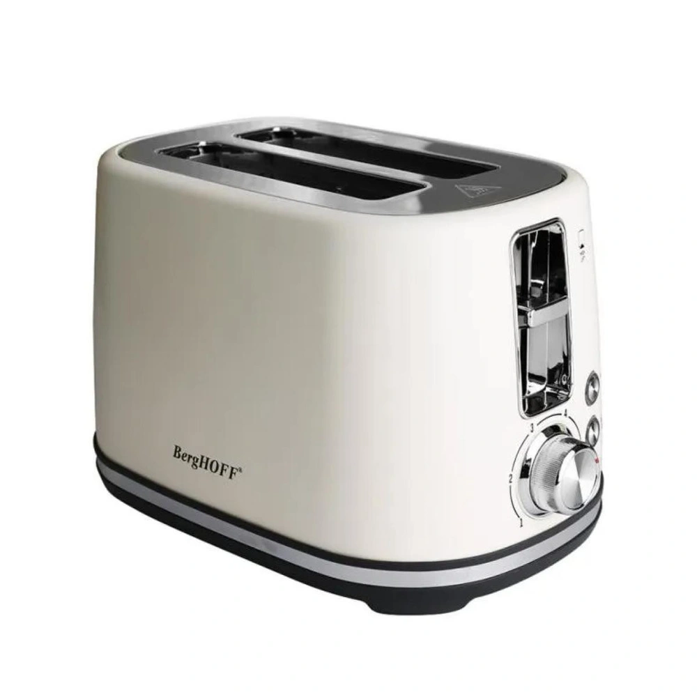 Berghoff Gem Concept 1.7 Litre Vanilya Krem Rengi Retro Su Isiticisi Ve Berghoff Ekmek Kizartma Makinesi görseli 2