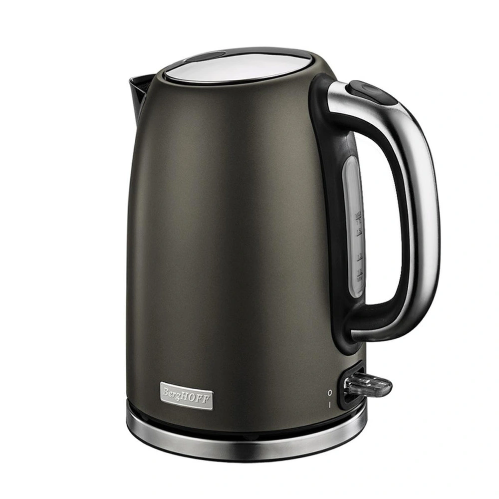 Berghoff Gem Titan 1.7 Litre Parlak Füme Su Isiticisi Ve Berghoff Ekmek Kizartma Makinesi görseli 2