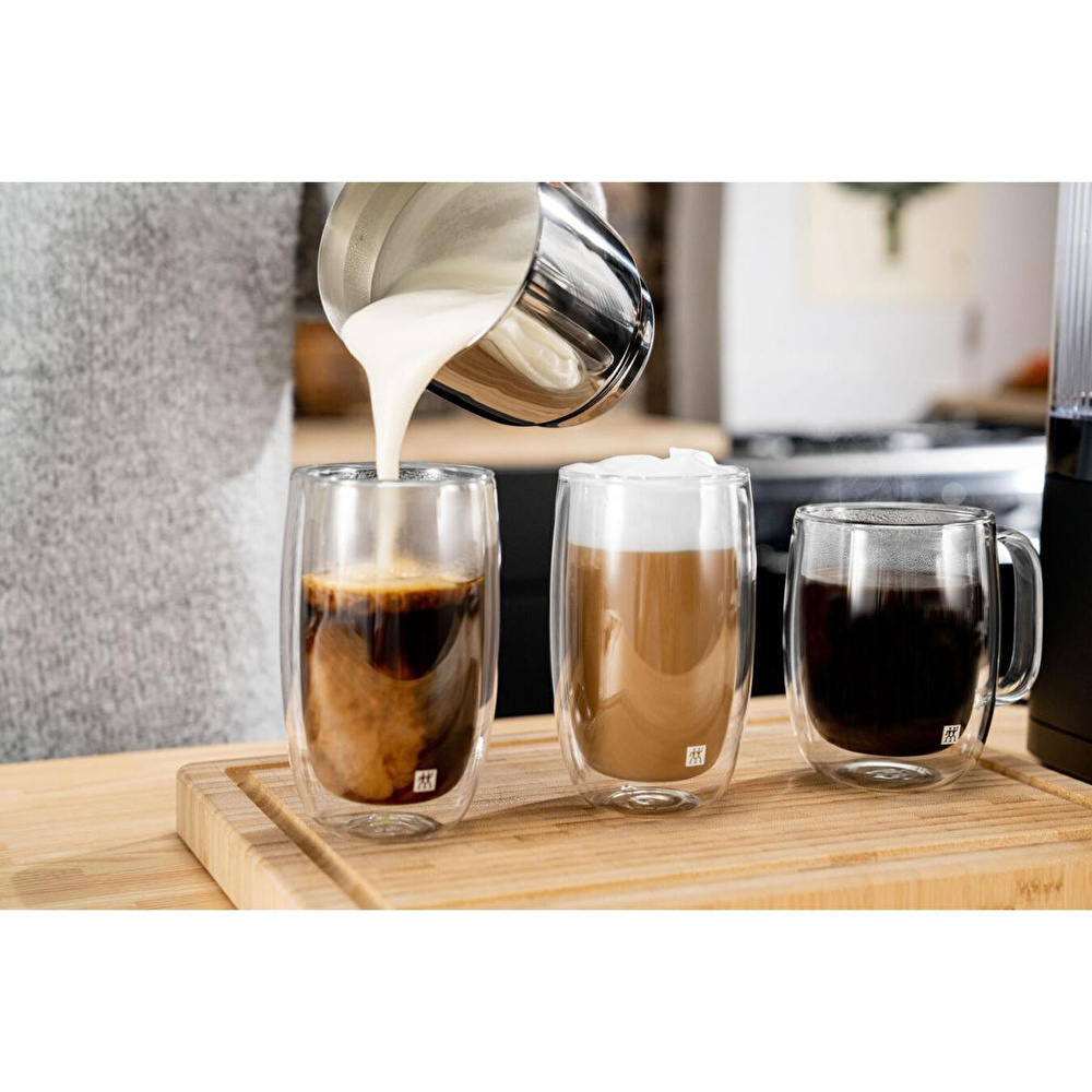 Zwilling Çift Camlı 2'li Latte Macchiato Bardak Seti- 350 Ml görseli 4