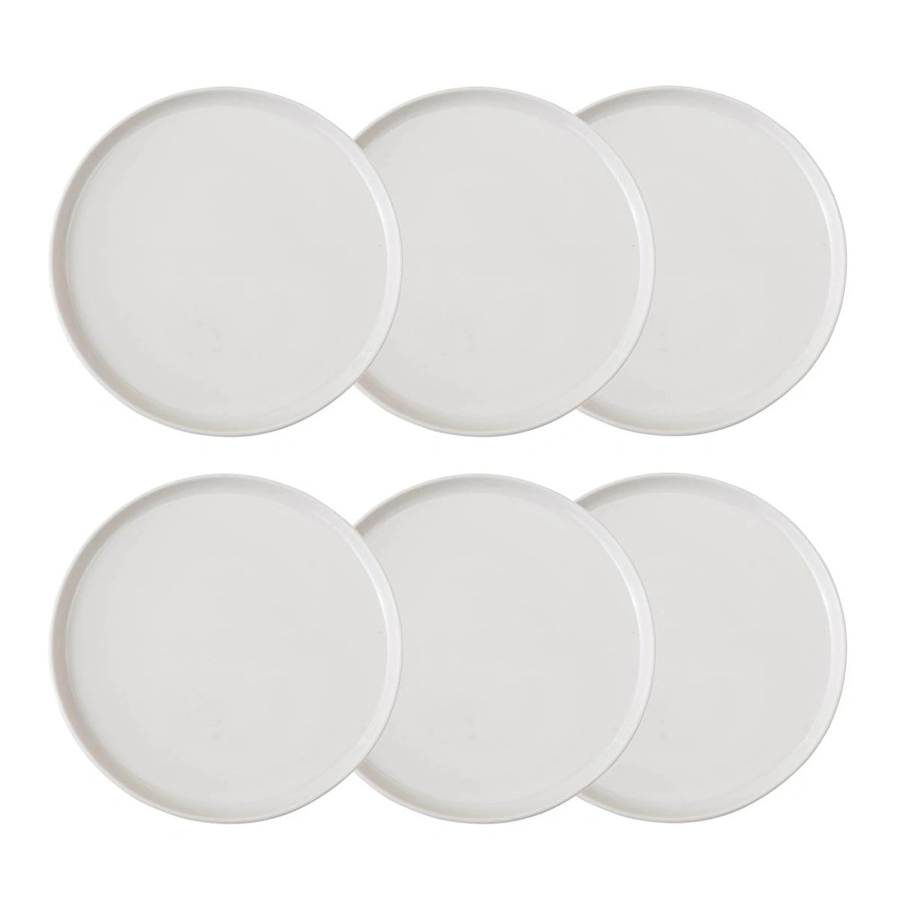 Mudo Home Ephesus White Pasta Tabaği Seti̇ 6li -20cm görseli 1