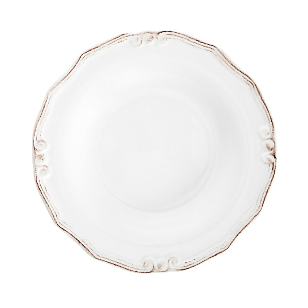 Mudo Home Ekru 6 Li Çukur Yemek Tabaği Seti̇ 22cm görseli 3